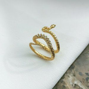 Kendra Scott Phoenix Wrap Ring In Vintage Gold 7